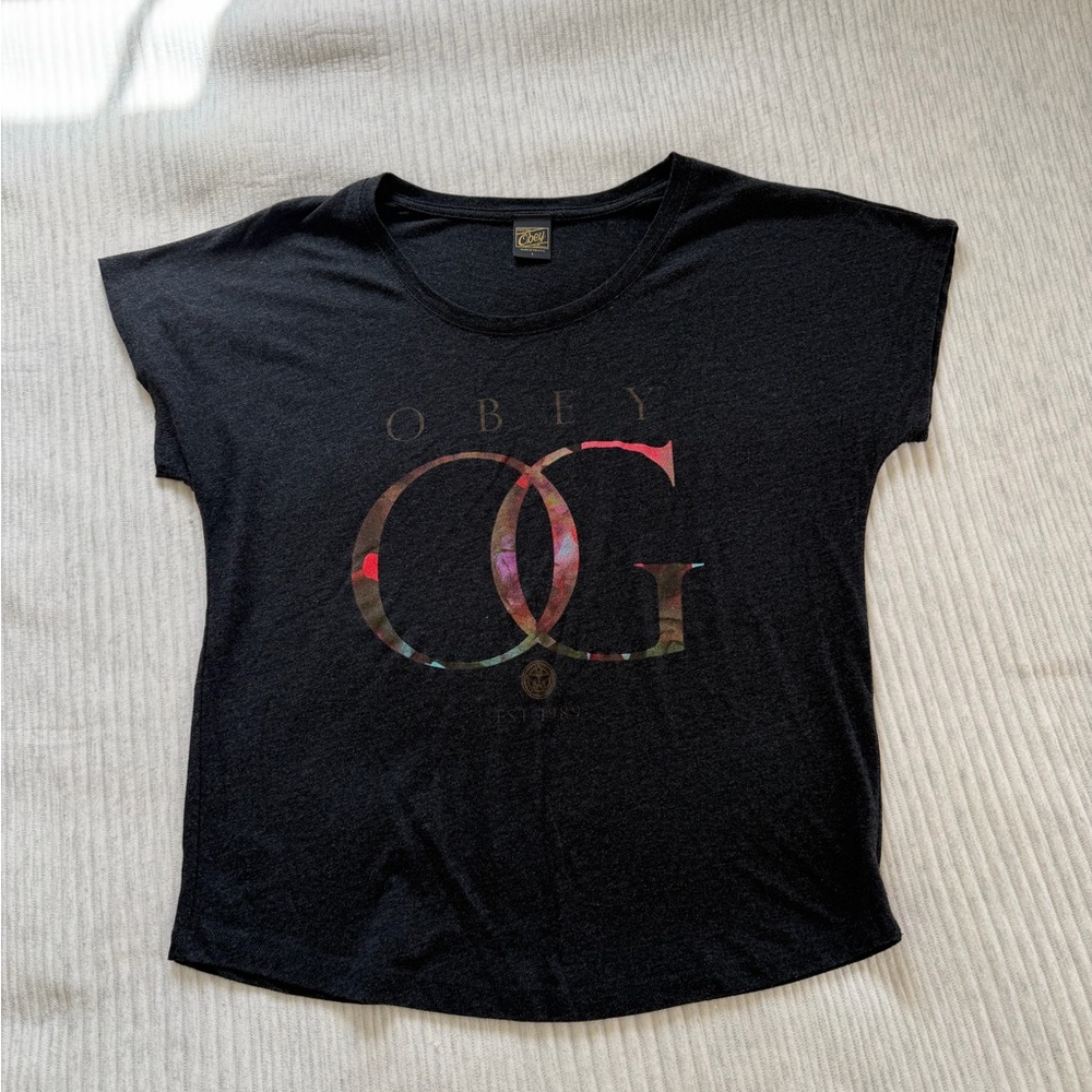 Obey Black OG Graphic Tee